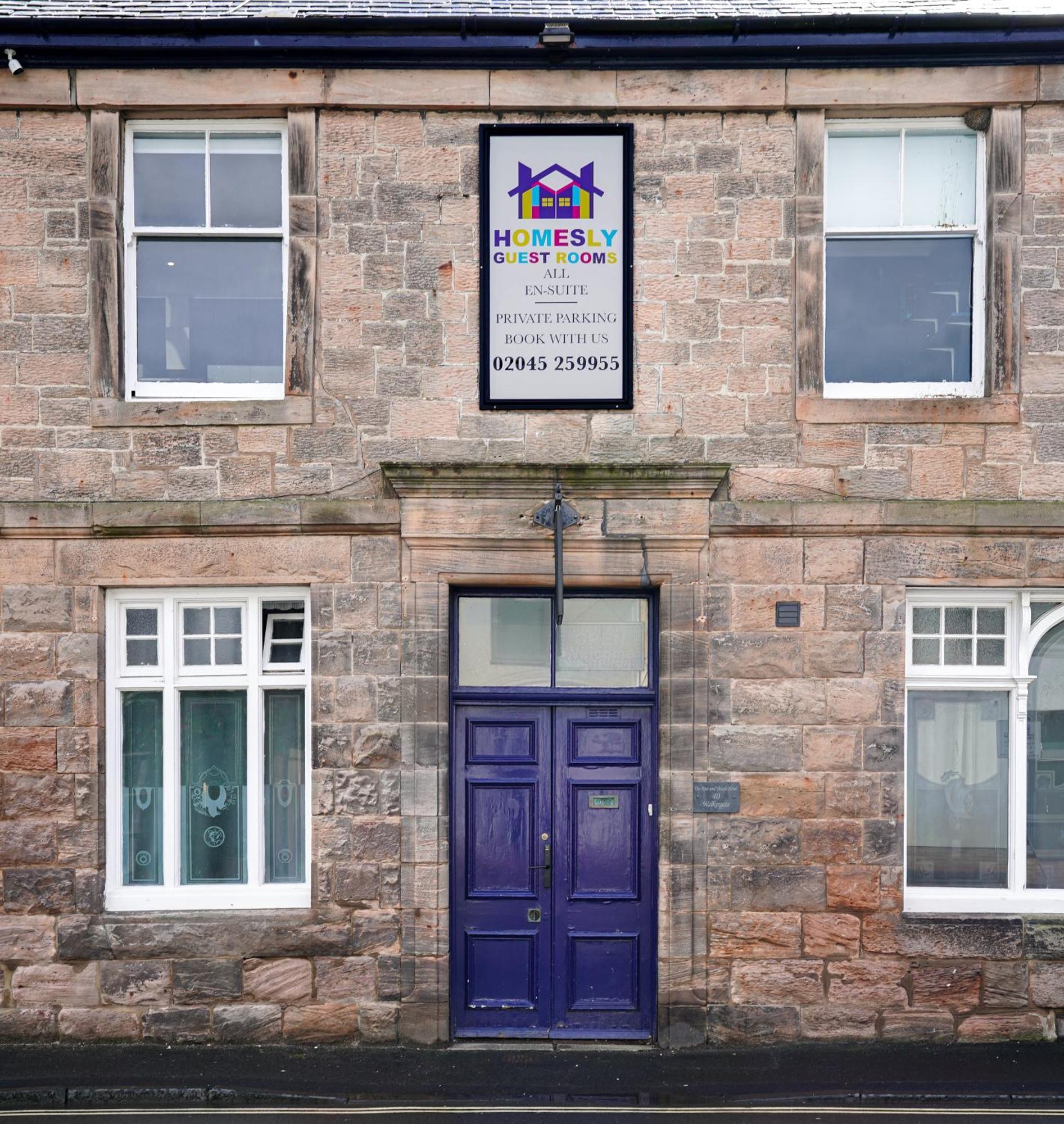 Homesly Guest Rooms, Comfortable En-Suite Guest Rooms With Free Parking And Self Check-In Berwick Upon Tweed Luaran gambar